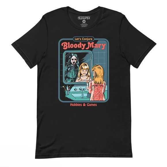 let’s conjure bloody mary creepy co halloween horror t-shirt - Picture 3 of 8